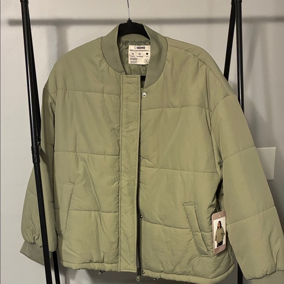 Ci Sono Jackets & Blazers - Ci Sono Olive Bomber Jacket